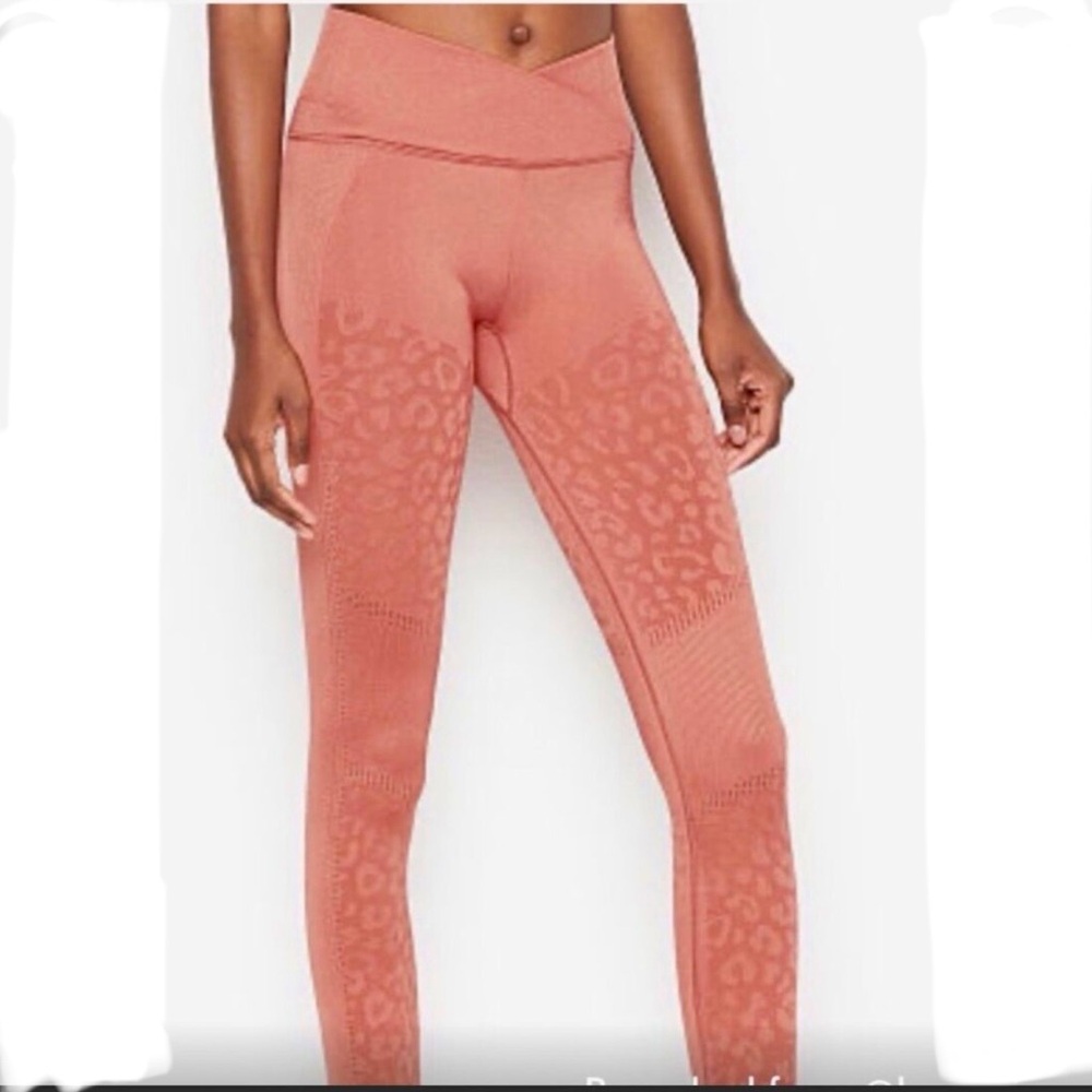 Victoria’s Secret Legging Women Crossover Waist High Rise Ankle Stretch Size: S